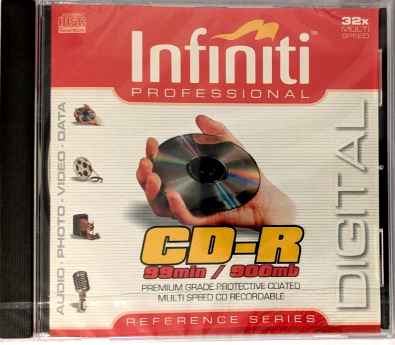 Infiniti Infinit CD-R99 High Capacity 99 Mins 900MB Recordable CDR Disc
