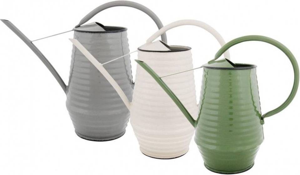 Esschert Design Vattenkanna Esschert Design Grå/Vit