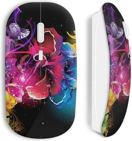Maniacase Flowers Wireless Mouse Multicolor