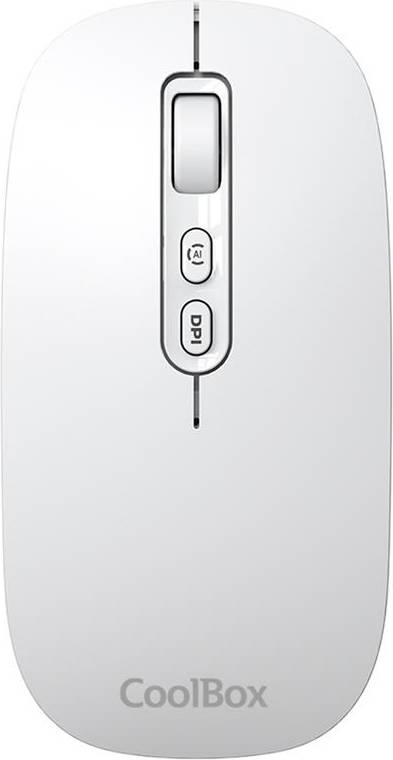 Wireless Mouse Ratón W02-IA White Grey