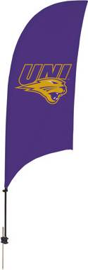 Victory Corps Iowa Panthers 7.5' Razor Feather Stake Flag