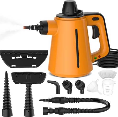 Handheld steam cleaner Sesamecave Handheld Multi-surface Steam Cleaner 10-Pcs