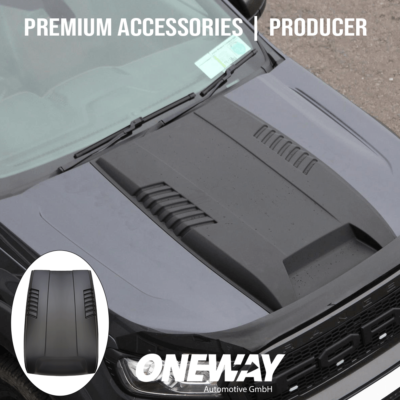 OneWay Motorhjelmscoop Mat Sort Ford Ranger T7/T8