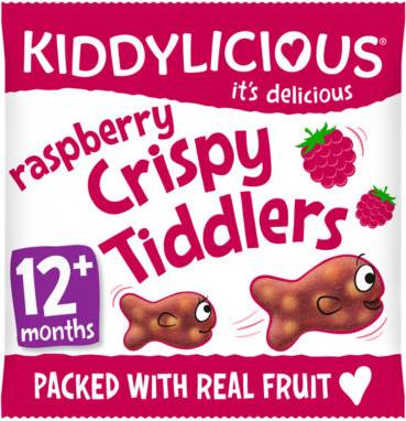 Kiddylicious Raspberry Crispy Tiddlers 12g