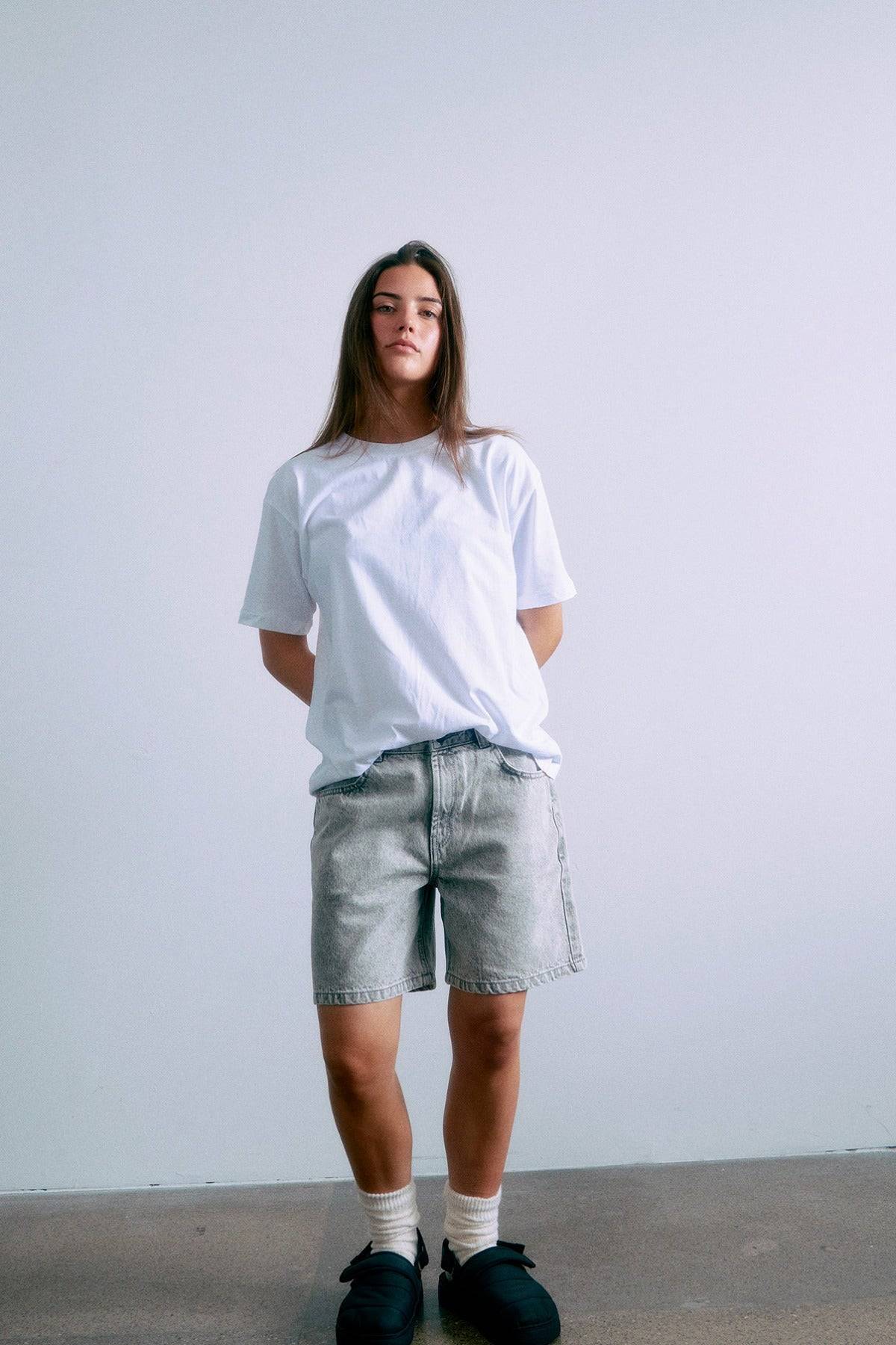 Shorts GrGlori Mid-Rise - Grå