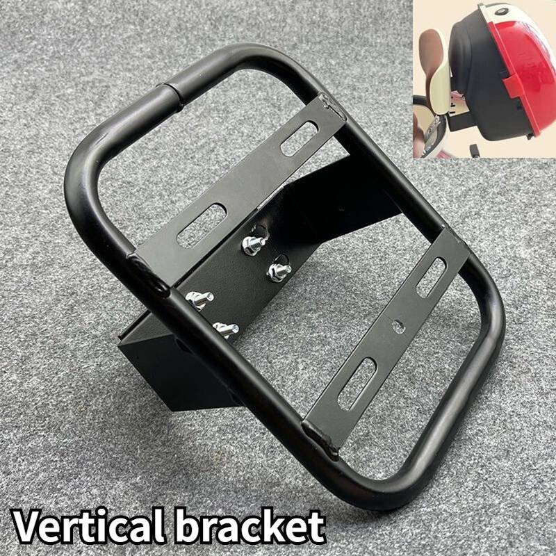 Maxpower Motorcycle Backrest Tailbox Bracket - Metal Rear Rack