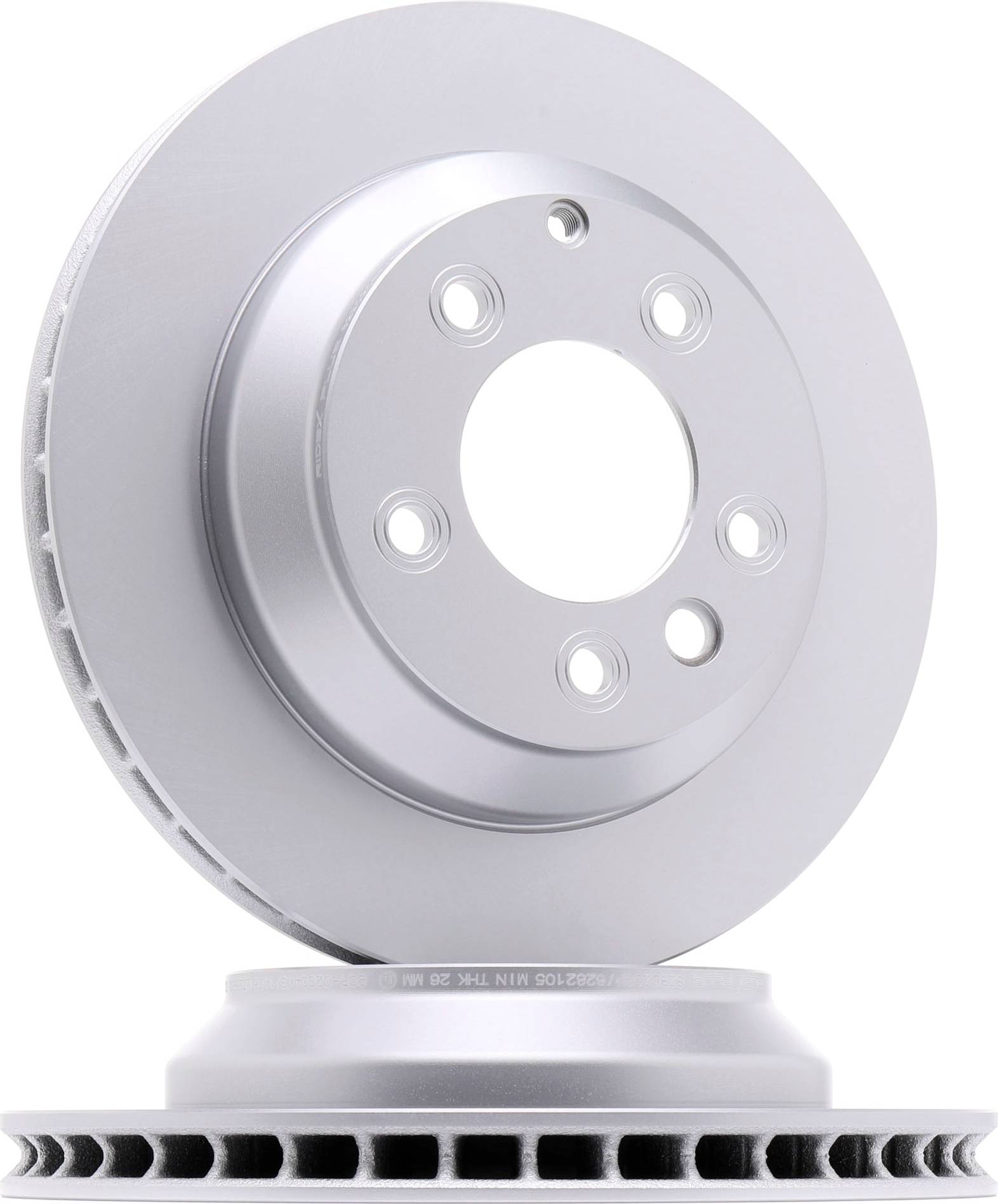 Ridex Plus 82B0206P Brake Disc Rear Axle