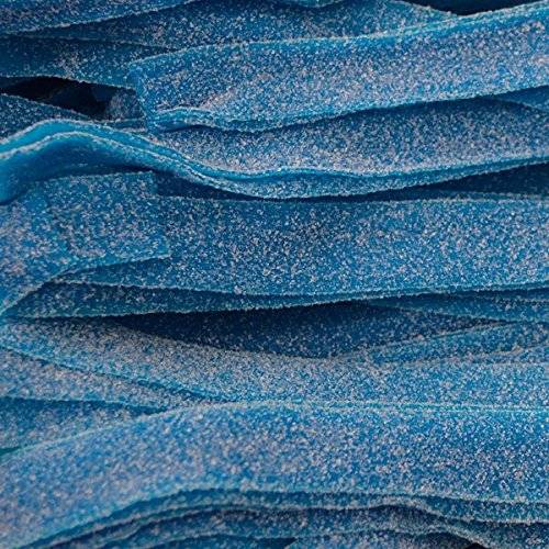 Long Fizzy Blue Raspberry Belt Sweets 1200g
