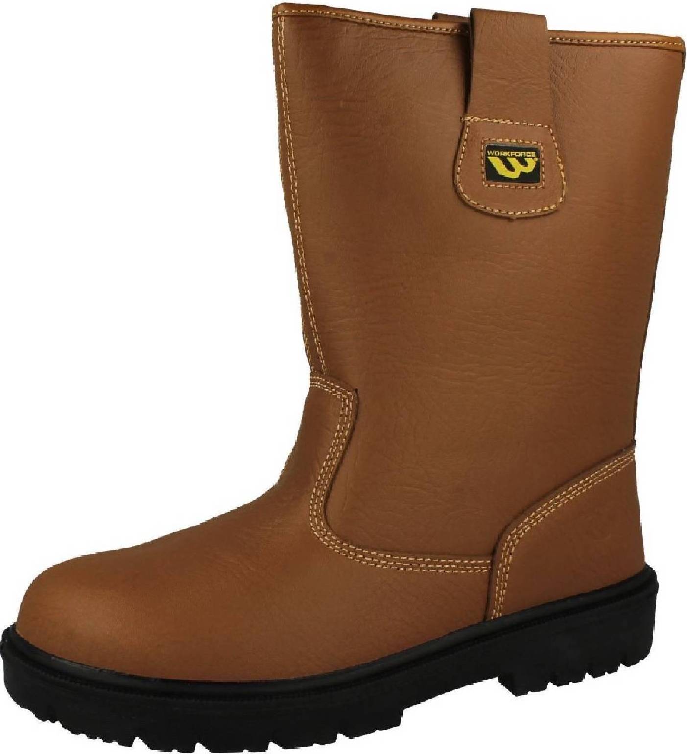 Steel toe cap boots Workforce Men's Leather Steel Toe Cap Rigger Work Boot - WF26-P
