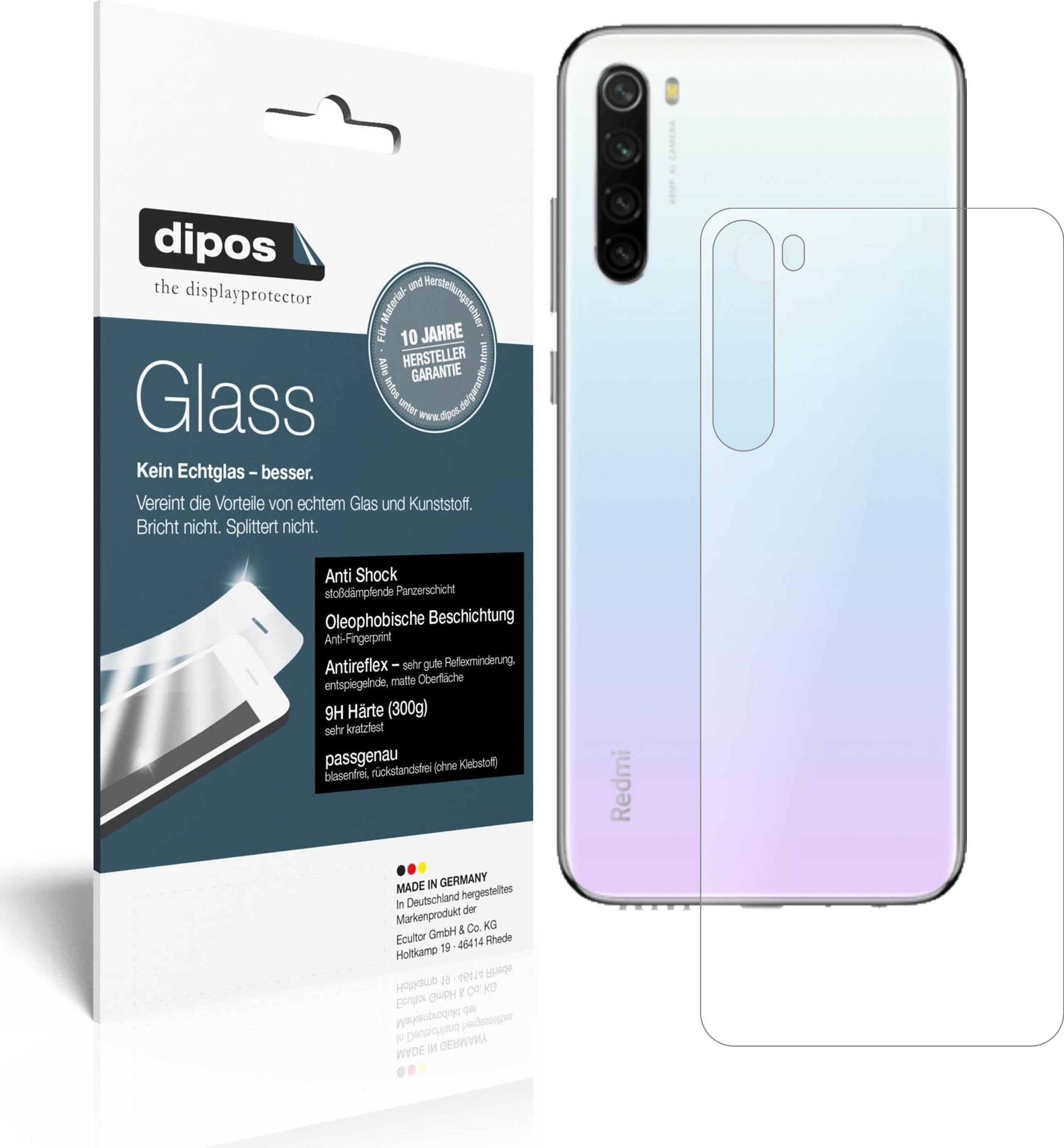 Dipos Screen Protector Redmi Note 8T Back Matte 9H