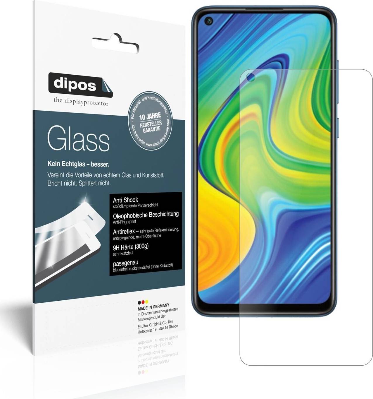 Dipos Screen Protector Redmi Note 9 Matte Flexible Glass