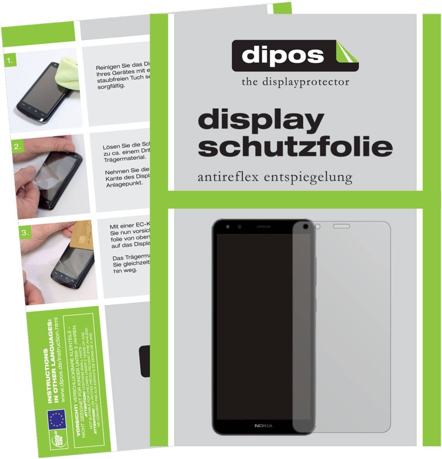 Dipos 5x Screen Protector Nokia C01 Plus