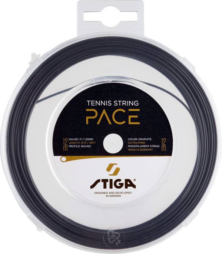 Tennis String Pace 12 M Set Graphite 1.25mm