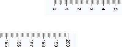 Uxcell Adhesive Backed Measure 200cm Vertical Read Workbench Ruler Measurement Tape