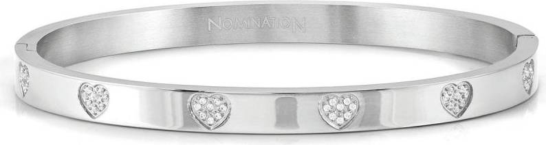 Nomination Silver Pretty Heart Rigid Bangle