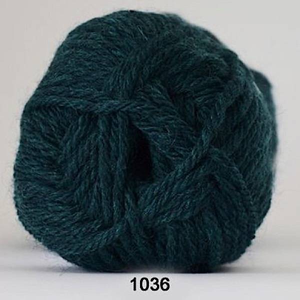 Hjertegarn Mörkgrön Ragg 1036