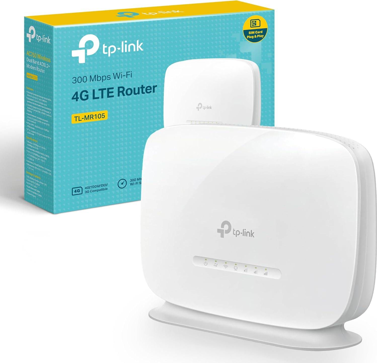 TP-Link TP-MR105 4G LTE Router Transparente