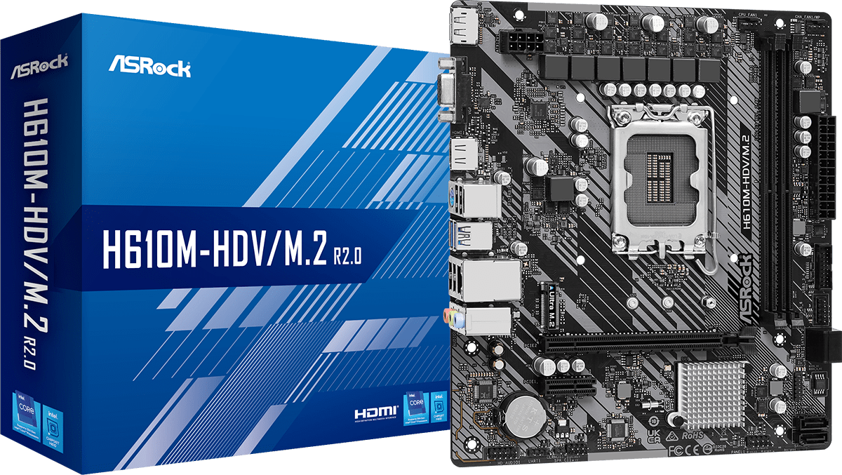 H610m-hdv m.2 R2.0 Micro Atx