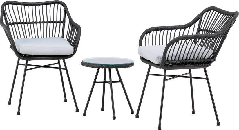 Cafesæt bord og 2 stole Venture Design D.