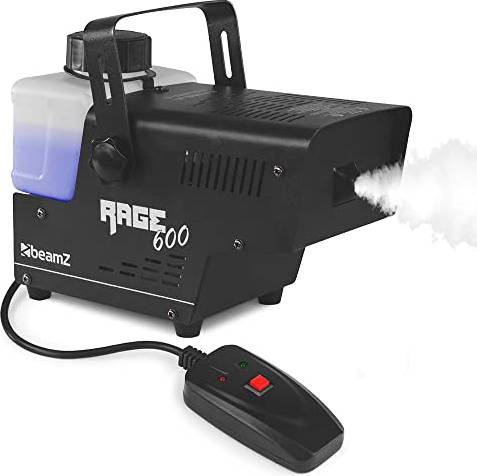 BeamZ Rage600I Smoke Machine 600W Compact Thermostatic Party Fogger System