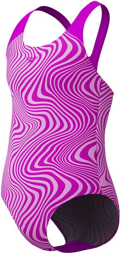Speedo Baddräkt Digital All-Over Splashback - Rosa