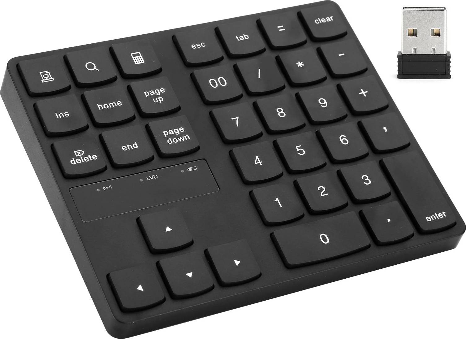 Mini keyboard wireless Mini Numeric Keypad 35 Keys 2.4G Wireless Ultra Slim Portable Keyboard