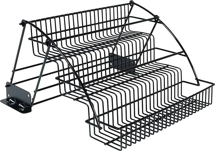 SEM Metal 3-Tier Pull Down Spice Rack Kitchen Storage Shelf