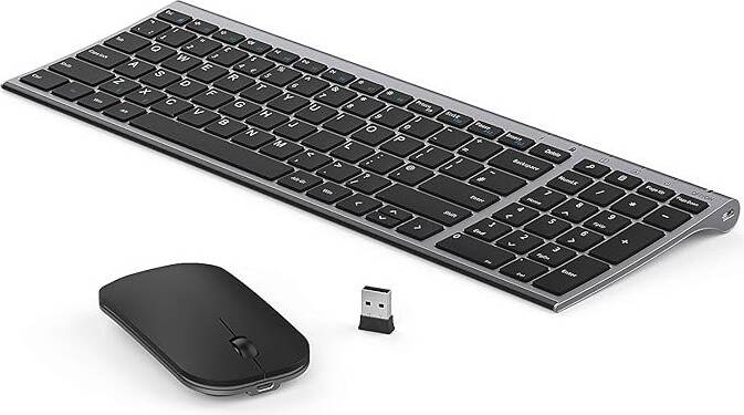 Etruston Rechargeable Wireless Keyboard Mouse