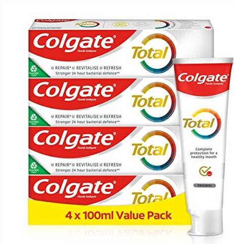 Colgate total Colgate Total Original Toothpaste 4 x 100 ml