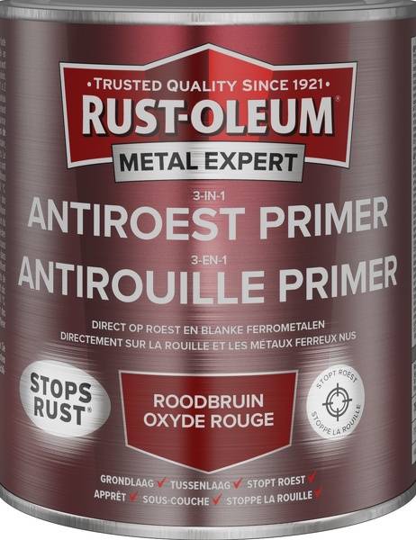 3-In-1 Antiroest Primer 0.4L Roodbruin