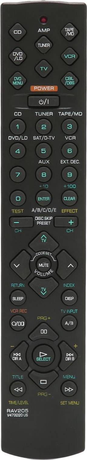 Remote Control Professional Home Theater AV Receiver Replacement for RX V396