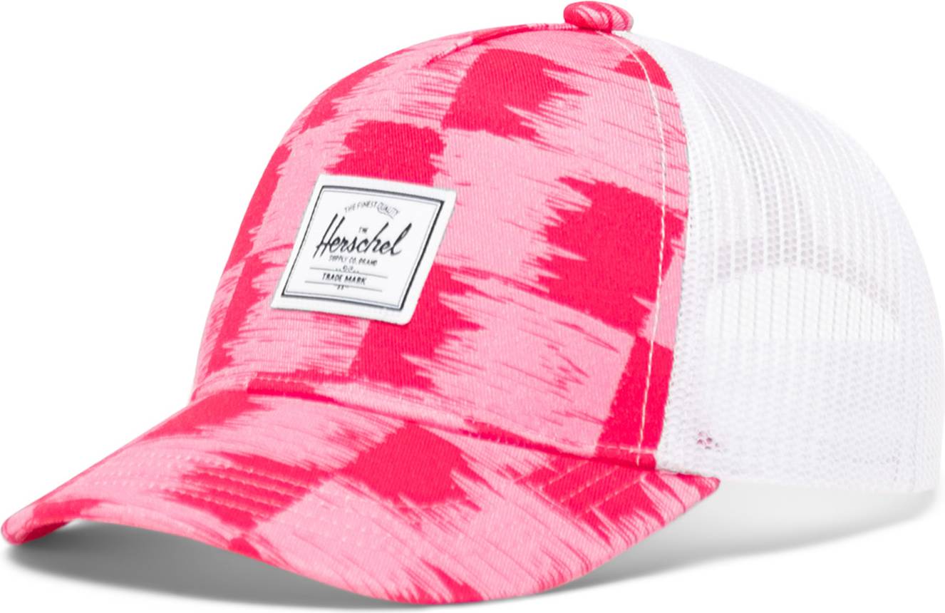 Herschel Kids Whaler Cott Mesh Check Yourself Raspberry A-Frame Trucker - Rosa