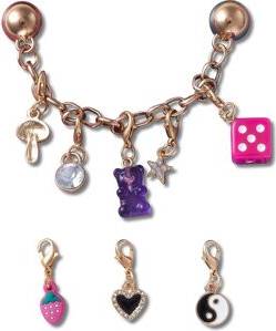 Crocs Custom Charm Chain 5 Pack - Pink