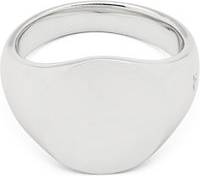 Mini Signet Oval - Silver