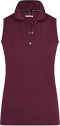 Sleeveless Riding Polo Carmella - Rouge