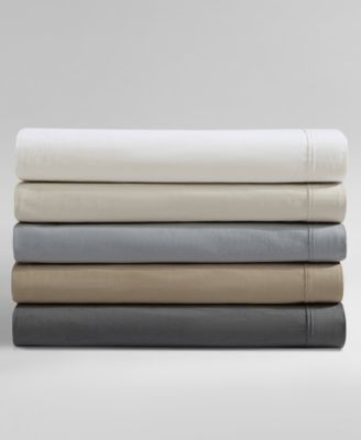 Calvin Klein Washed Cotton Percale Set - Petal Bed Sheet Pink