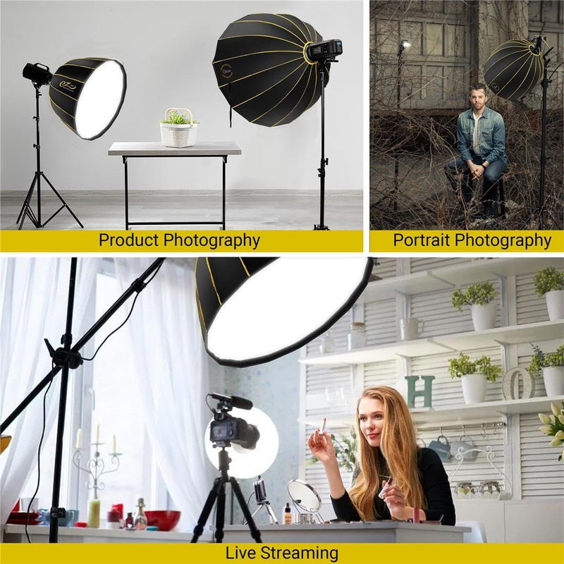Glow ez softbox Glow Ez Lock 28 Inch Deep Parabolic Quick Softbox