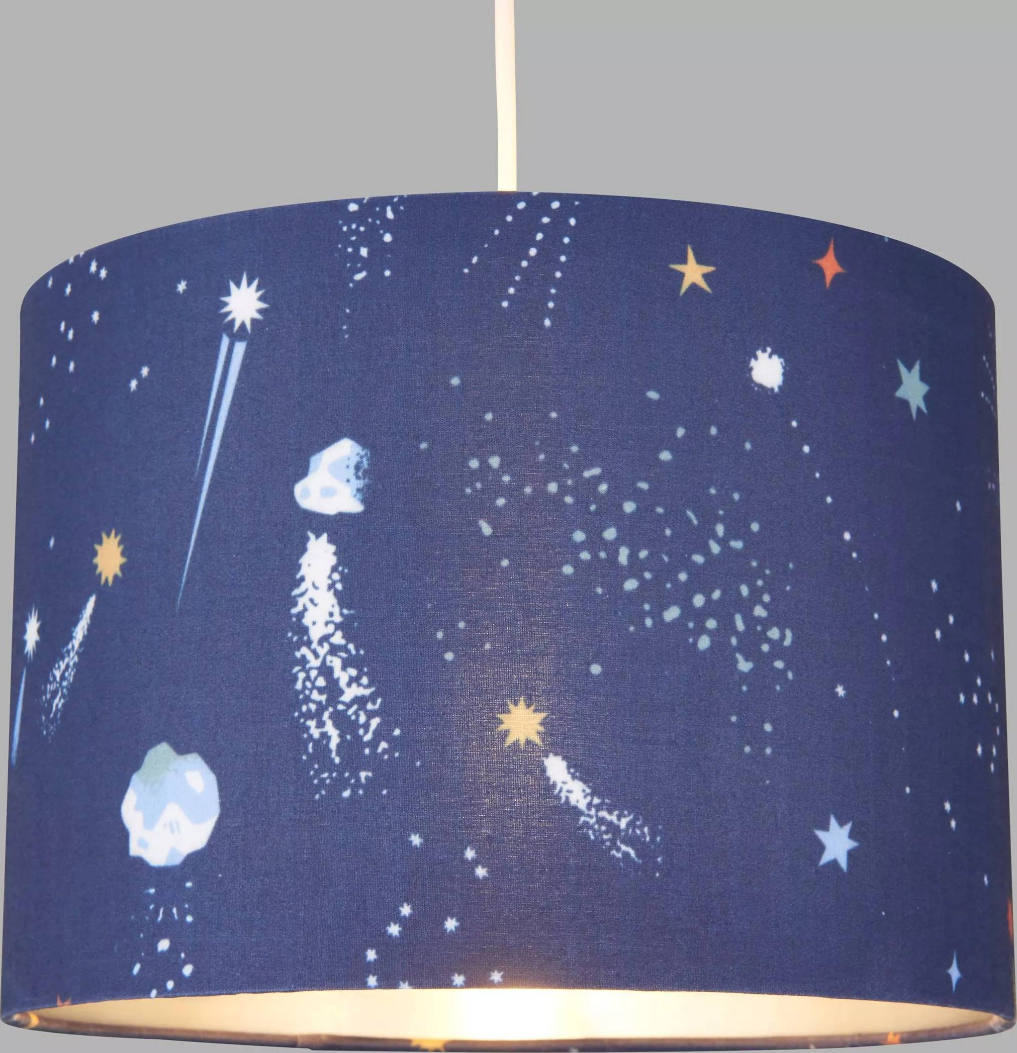 John Lewis Rockets Lamp & Ceiling Shade