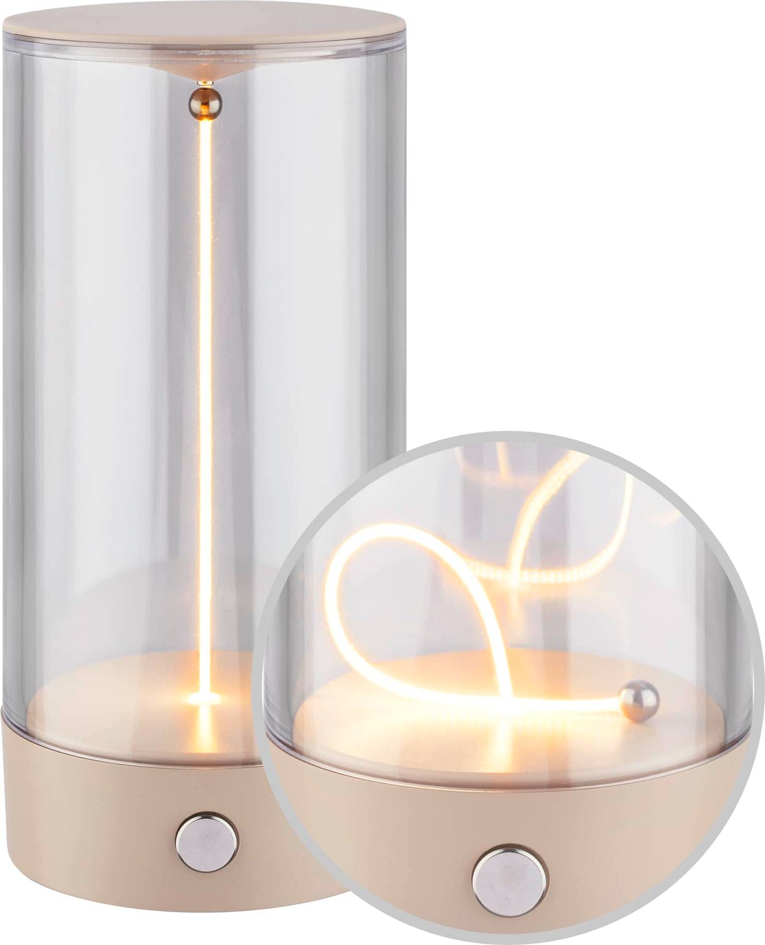 Dimmable touch bedside lamp Briloner Wireless LED With 4-Level Touch Control Table Lamp