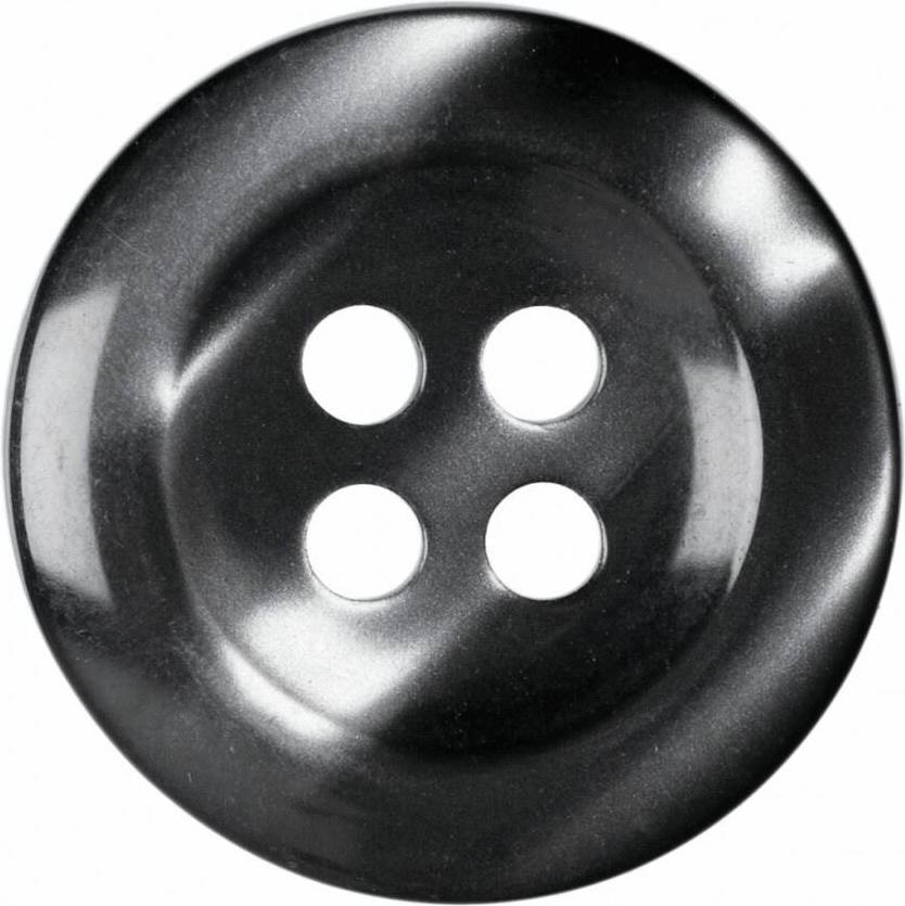 Hemline Round Translucent Buttons