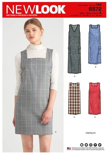 New Look Paper Sewing Pattern 6572