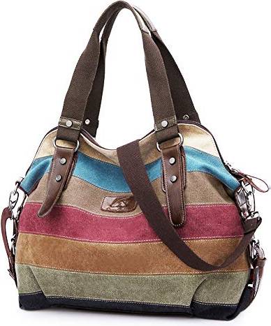 Snug Star Handtasche Damen - Multi-Color-Striped