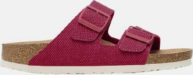 Birkenstock Slides Arizona Rivet Logo - Rose