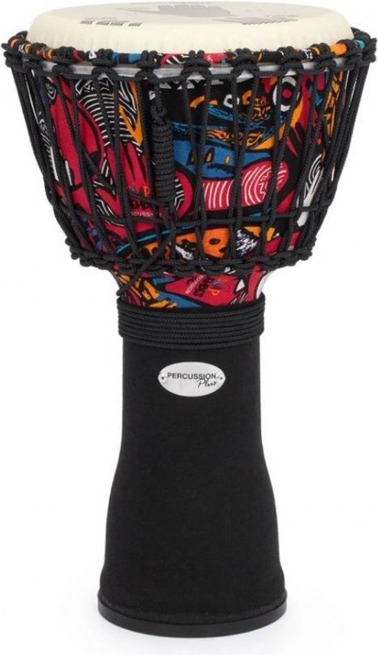 Percussion Plus Slap Djembe Rope Tuned 10 Inch Head Carnival