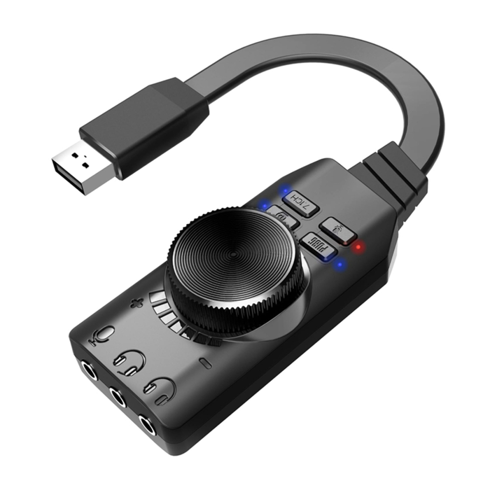 USB External Sound Card Adapter 7.1 Channel Game