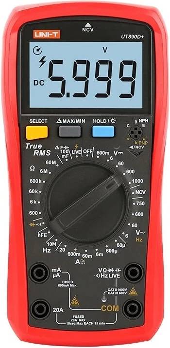 Uni-t UT890D+ True RMS Digital Multimeter