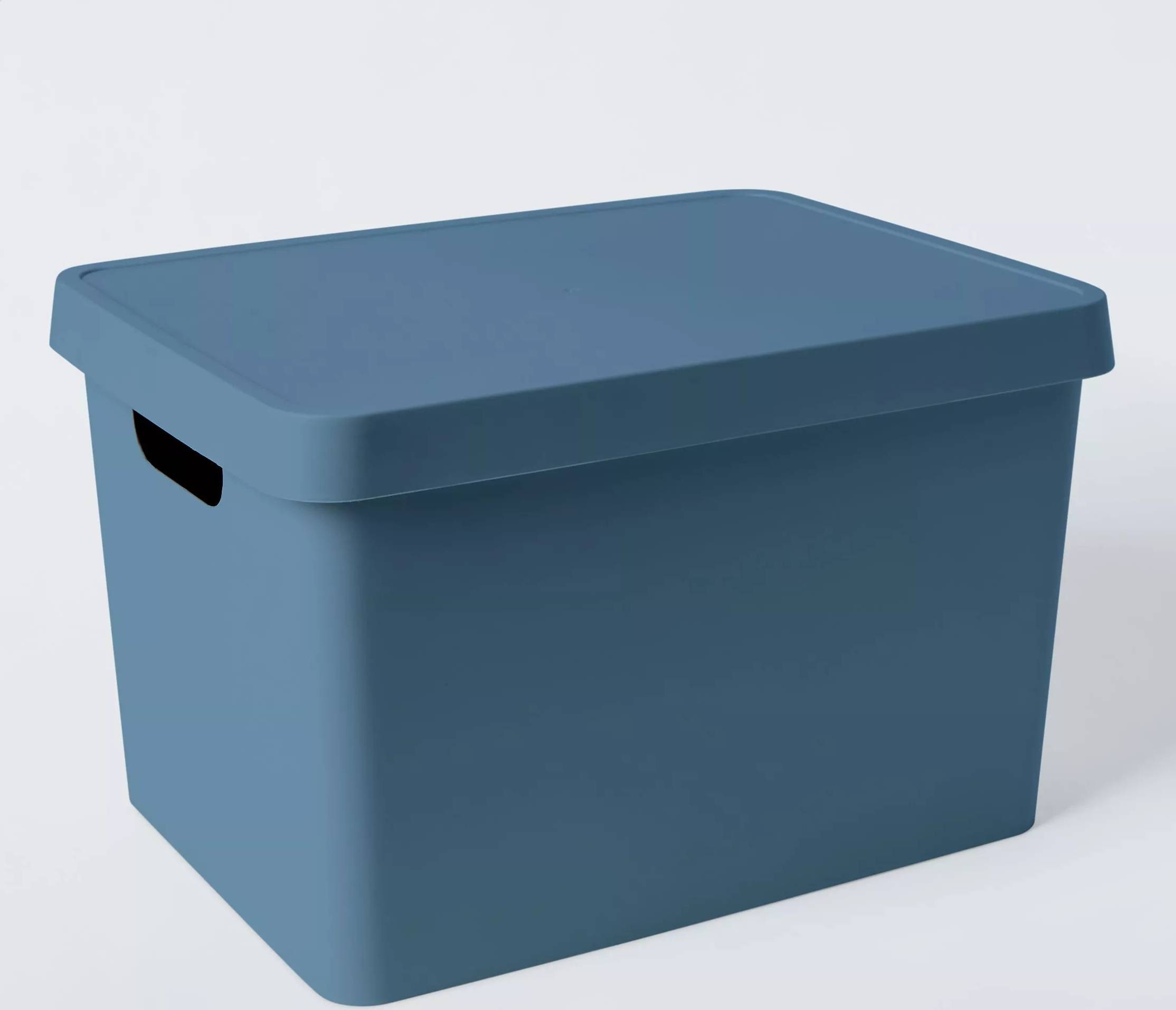 John Lewis Stackable Plastic with Lid Large Storage Box