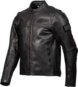 Blockrace-R Motorrad Lederjacke - Schwarz