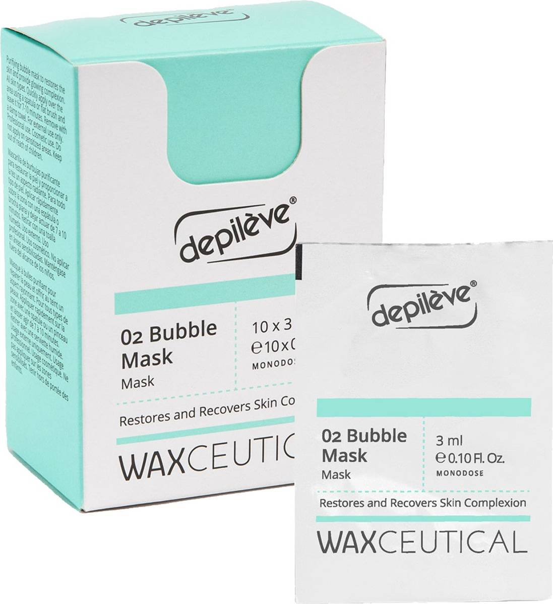 Depileve Waxceutical O2 Bubble Mask 10x3ml