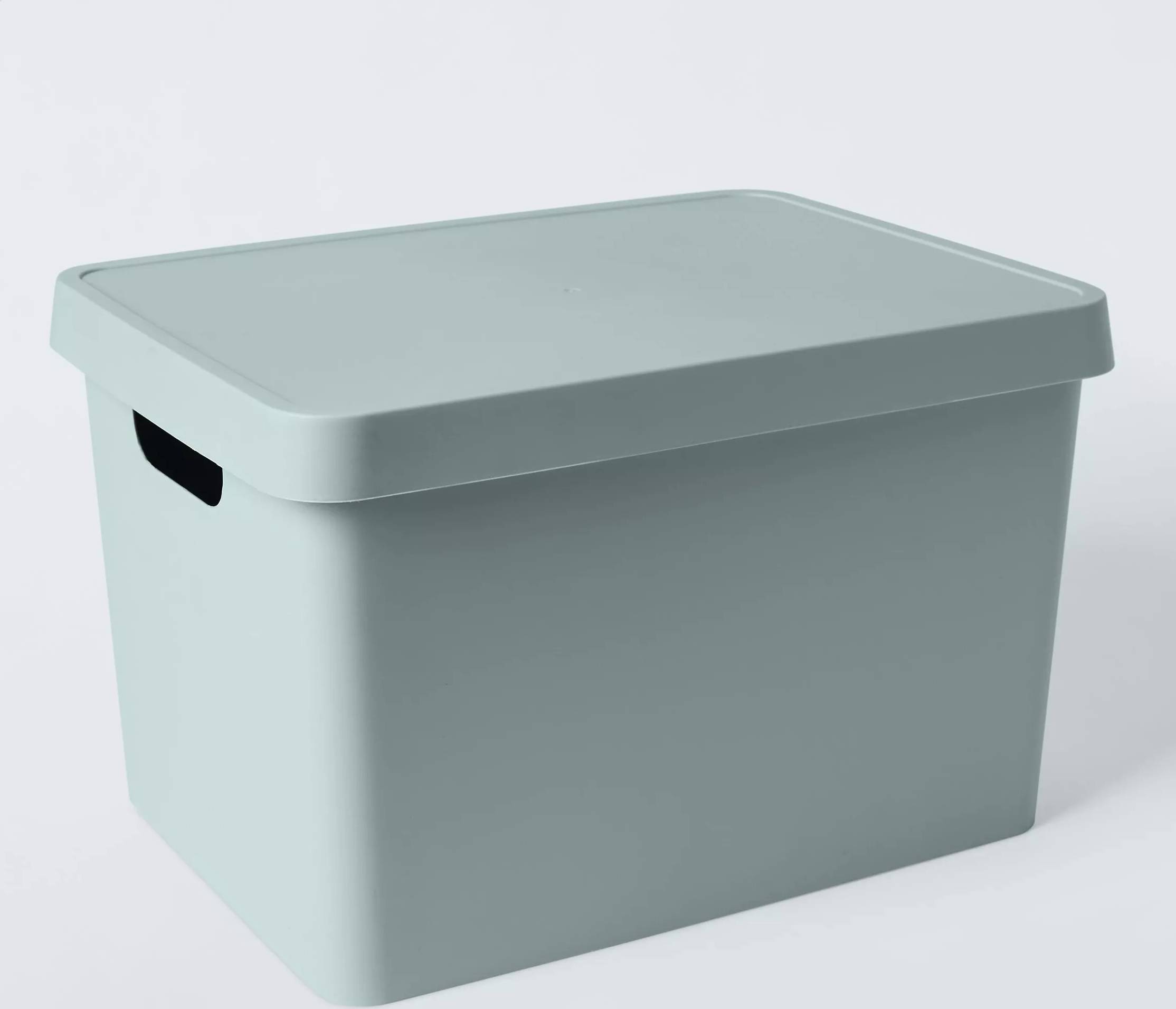 John Lewis Stackable Plastic with Lid Large Storage Box